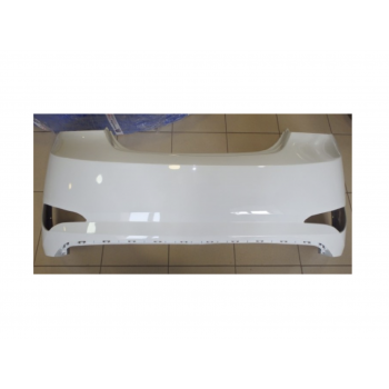 Задний Бампер (Окрашенный Белый) Hyundai Accent/Solaris 2014–2017 Алматы и Астана