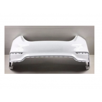 Окрашенный Задний Бампер (Белый) Hyundai Accent (Solaris) 2017–2019 в Алматы и Астане 