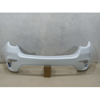 Задний Бампер (Окрашенный Белый) Kia Rio / Киа Рио 2017–2020 Год в  