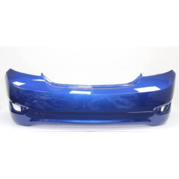 Задний Бампер (Цвет Синий) для Hyundai Solaris / Accent 2010–2014 Года — Готовый к Установке в Алматы и Астане 