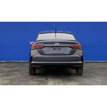 Задний Бампер ТехноПласт (Цвет Темно-серый U4G) для Hyundai Solaris 2020-н.в. — Готовый к Установке в Алматы и Астане 