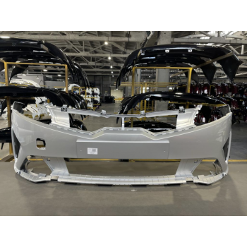 Бампер передний Kia Rio с 2020  (Россия) — Серебристый в Алматы и Астане 