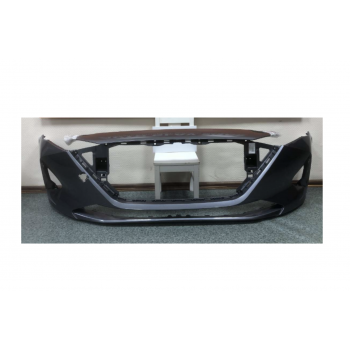 Передний бампер Hyundai Accent (2020, 2021, 2022, 2023, 2024 г.в.) — Темно-серый V3G в Алматы и Астане 