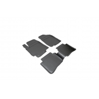 Коврики салонные низкие борта Accent/Solaris 10-17 (Norplast)